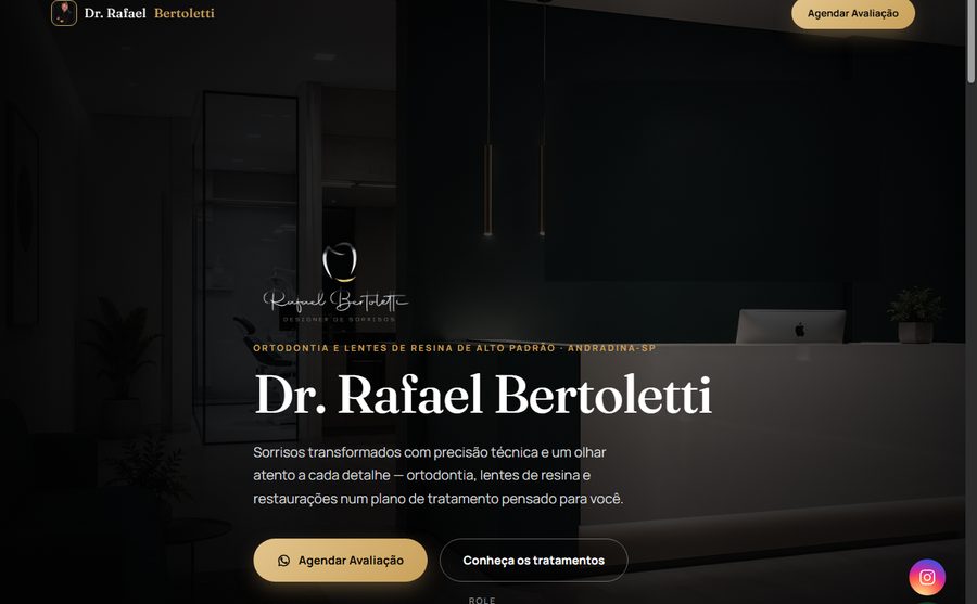 Site do Dr. Rafael Bertoletti